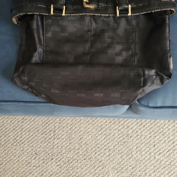 Michael Kors Monogrammed Canvas Handbag - Picture 3 of 16